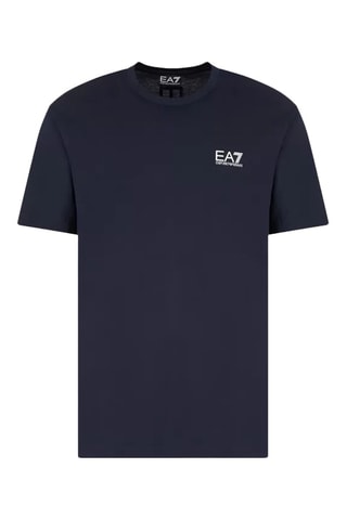 T-shirt - Bleu marine et blanc