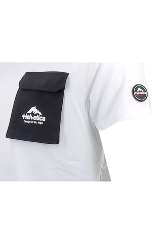 T-shirt Brown - Blanc