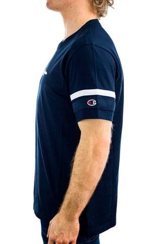 T-shirt - Bleu marine et blanc