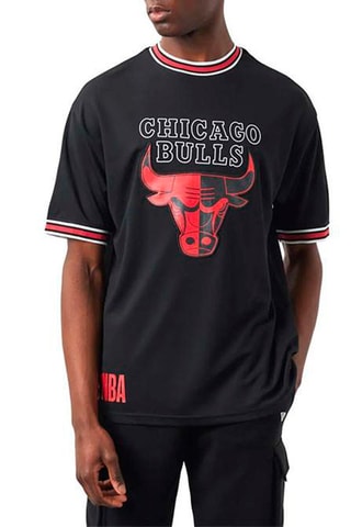 T-shirt Logo Chicago Bulls - Noir