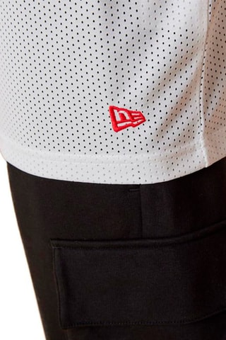 T-shirt NBA Mesh Team Logo Ovrszd Chicago Bulls - Blanc