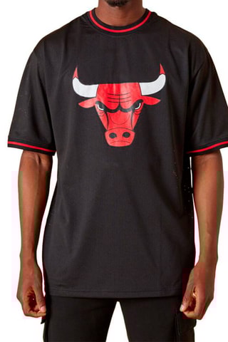 T-shirt NBA Mesh Team Logo Ovrszd Chicago Bulls - Noir