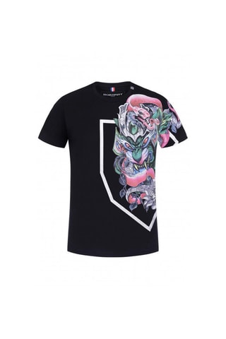 T-shirt Stunt - Noir et rose