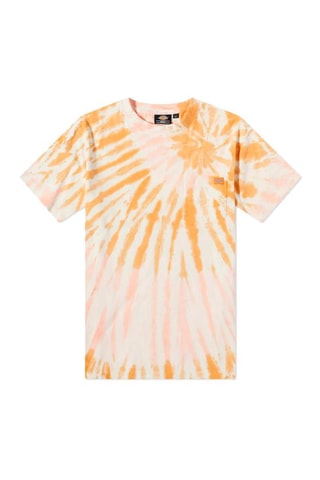 T-shirt tie and dye Seatac Orange et blanc