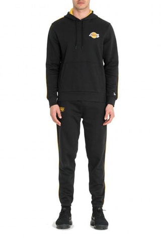 Sweat à capuche NBA Stripe Piping Los Angeles Lakers - Noir