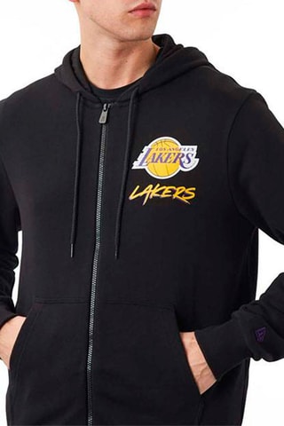 Sweat à capuche Script NBA Los Angeles Lakers - Noir