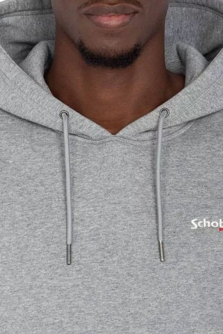 Sweat à capuche - Gris clair chiné