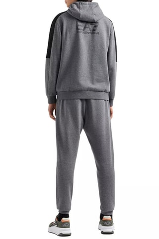 Sweat à capuche et jogging - Gris chiné