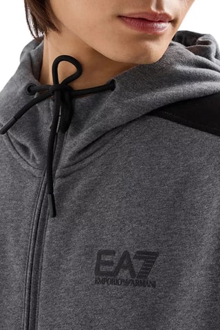 Sweat à capuche et jogging - Gris chiné