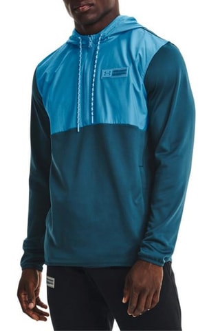 Sweat à capuche AF Storm - Bleu pétrole et ciel