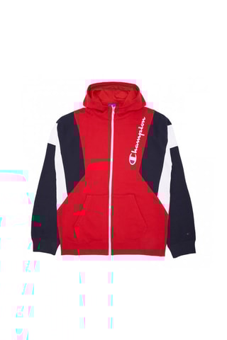 Sweat à capuche - Parme et noir