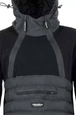 Sweat à capuche Melton - Noir