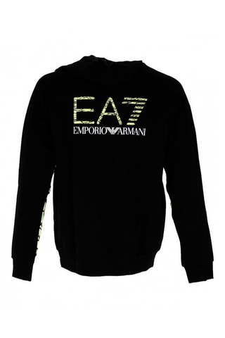 Sweat à capuche - Noir et jaune