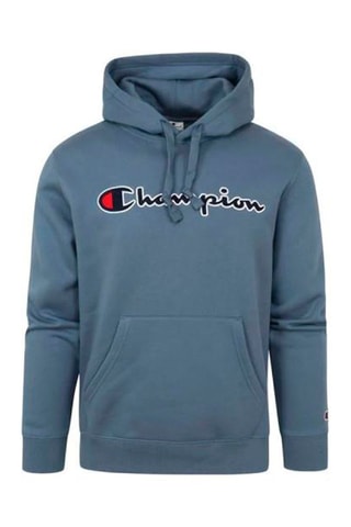 Sweat à capuche - Bleu-gris