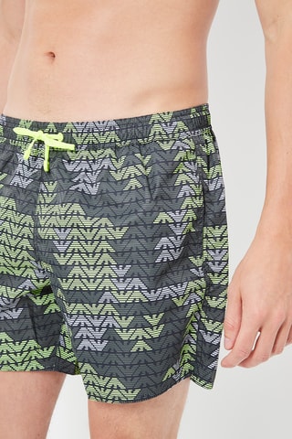 Short de bain  - Kaki et anis