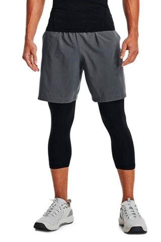 Short Woven Graphic - Gris et noir