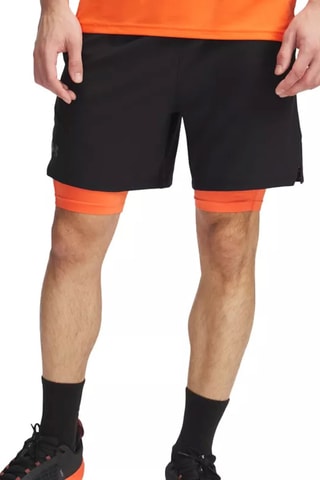 Short Vanish Woven - Noir et orange