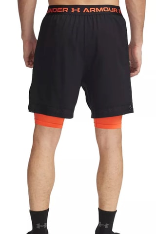 Short Vanish Woven - Noir et orange