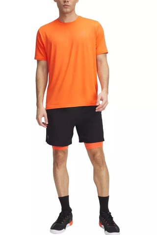 Short Vanish Woven - Noir et orange