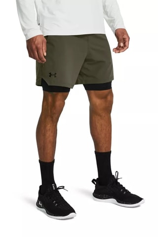 Short Vanish Woven - Kaki et noir