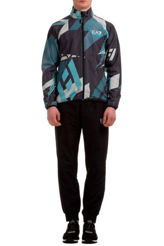 Survêtement Noir et bleu