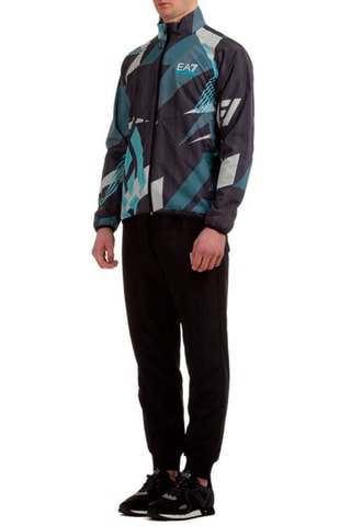 Survêtement Noir et bleu