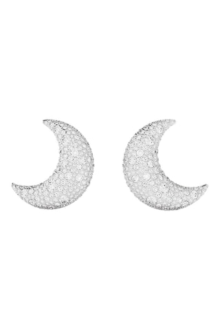 Boucles d’oreilles ornées de cristaux Swarovski Sublima - Blanc