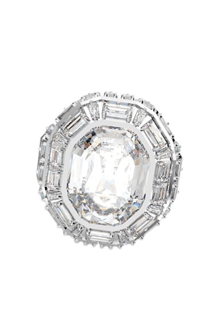 Bague ornée de cristaux Swarovski Mesmera - Blanc