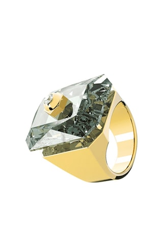 Bague ornée de cristaux Swarovski Numina - Plaqué or jaune