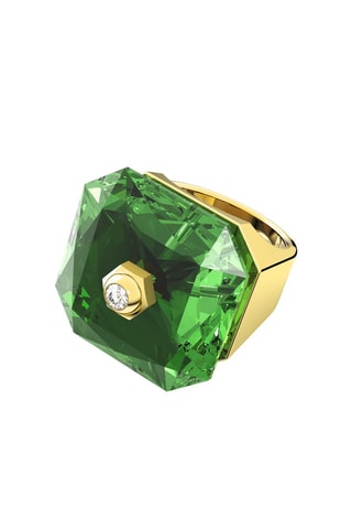 Bague ornée de cristaux Swarovski Numina - Plaqué or jaune et zircons