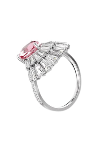 Bague ornée de cristaux Swarovski Idyllia - Argenté