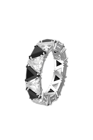 Bague ornée de cristaux Swarovski Matrix - Argenté