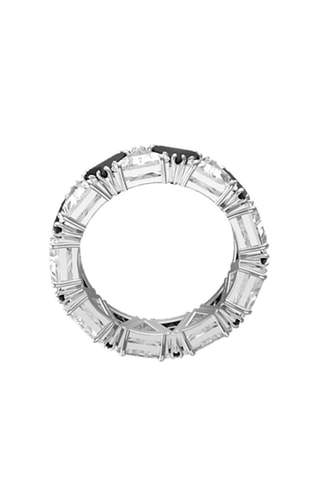 Bague ornée de cristaux Swarovski Matrix - Argenté