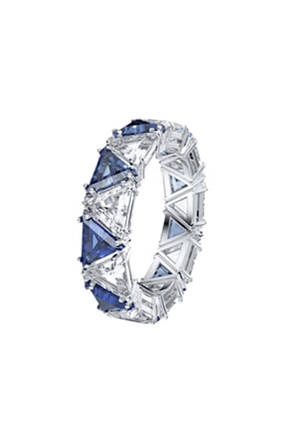 Bague ornée de cristaux Swarovski Matrix - Argenté