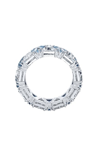 Bague ornée de cristaux Swarovski Matrix - Argenté