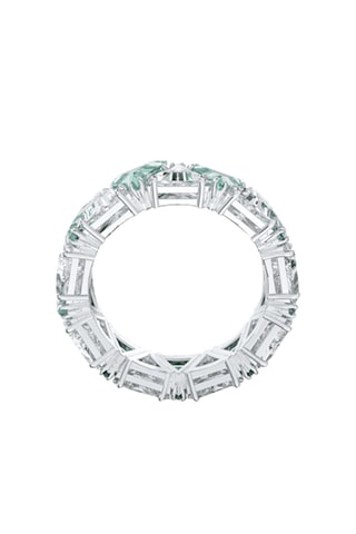 Bague ornée de cristaux Swarovski Matrix - Argenté