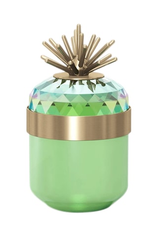 Boîte en cristaux Swarovski Andoki - 12,4 - Vert et doré