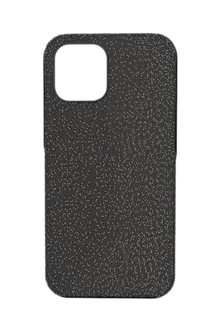 Coque iPhone 12 Pro Max ornée de cristaux Swarovski High - Noir