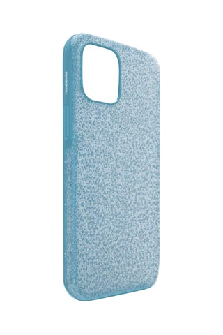 Coque iPhone 12 Pro Max ornée de cristaux Swarovski High - Bleu