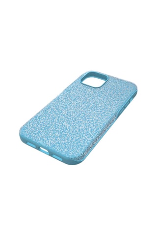 Coque iPhone 12/12 Pro ornée de cristaux Swarovski High - Bleu