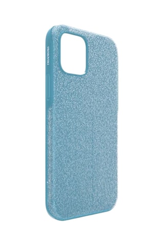 Coque iPhone 12/12 Pro ornée de cristaux Swarovski High - Bleu