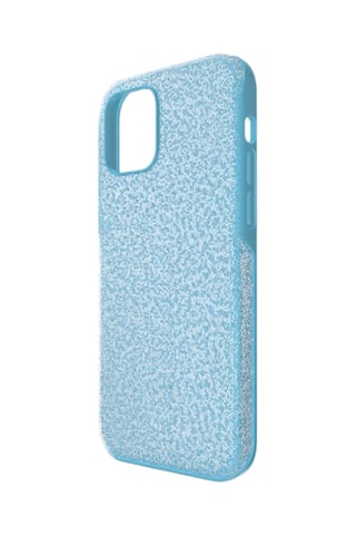 Coque iPhone 12/12 Pro ornée de cristaux Swarovski High - Bleu