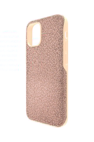 Coque iPhone 12 mini ornée de cristaux Swarovski High - Doré rose