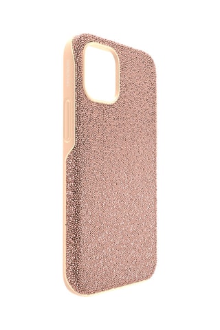 Coque iPhone 12 mini ornée de cristaux Swarovski High - Doré rose