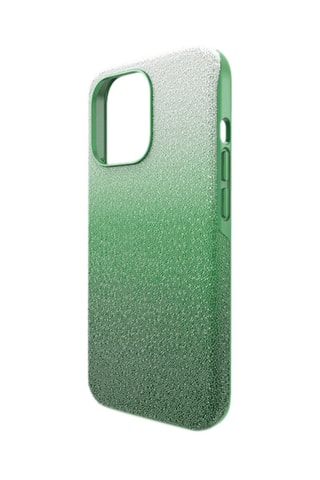 Coque iPhone 13 Pro ornée de cristaux Swarovski High - Vert