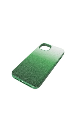 Coque iPhone 13 ornée de cristaux Swarovski High - Vert