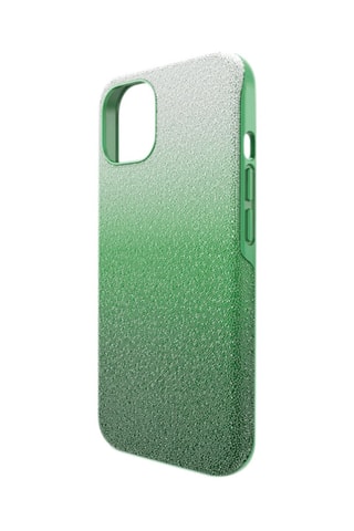 Coque iPhone 13 ornée de cristaux Swarovski High - Vert