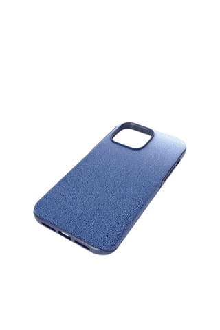 Coque iPhone 14 Pro Max ornée de cristaux Swarovski High - Bleu marine