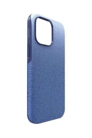 Coque iPhone 14 Pro Max ornée de cristaux Swarovski High - Bleu marine
