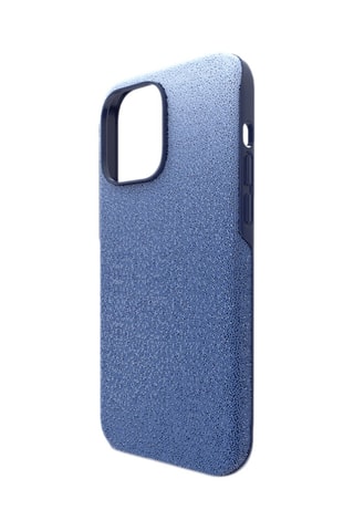 Coque iPhone 14 Pro Max ornée de cristaux Swarovski High - Bleu marine